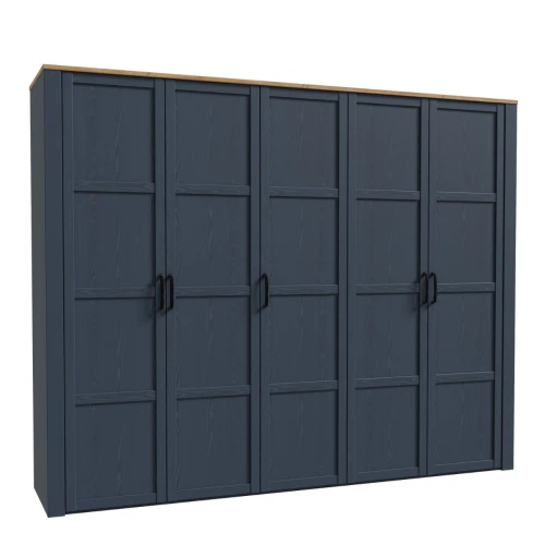 Boho-5-Door-Wardrobe-Navy.jpg IW Furniture | Free Delivery