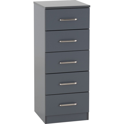 Dakota 5 Drawer Narrow Chest DG